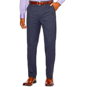 Alain Dupetit Men Dress Slacks Grey Work Office Pants 38 W